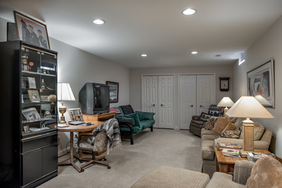 home staging the basement